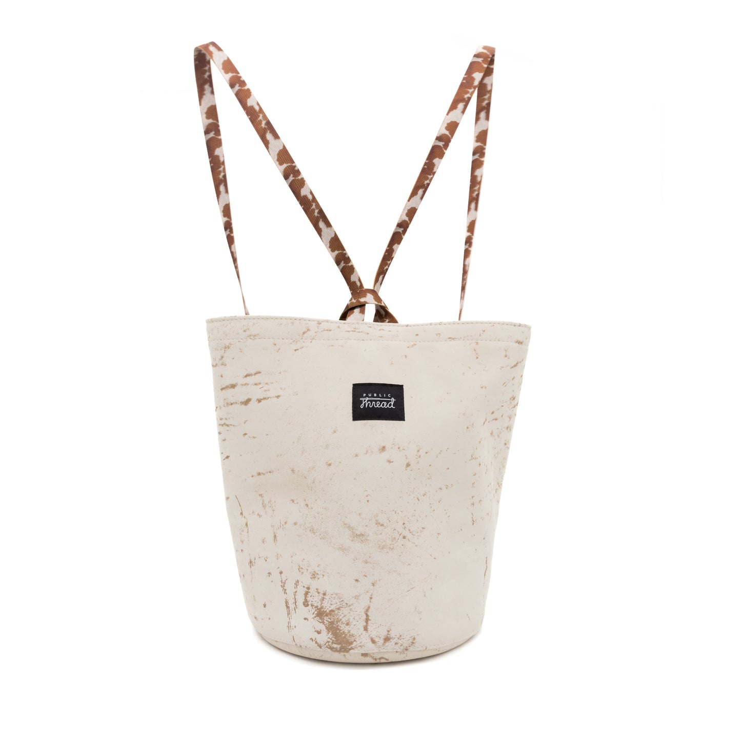 Heather's Upcycled Leather Bucket Bag