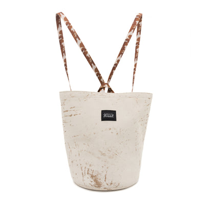 Heather's Upcycled Leather Bucket Bag