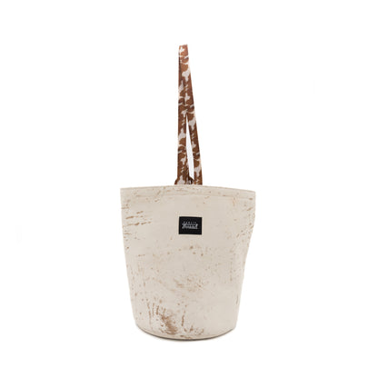 Heather's Upcycled Leather Bucket Bag